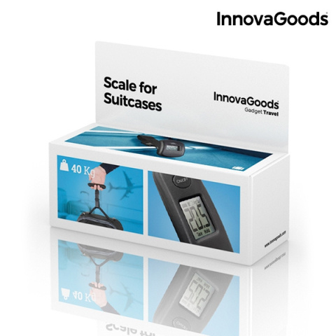 Precyzyjna waga cyfrowa do bagażu InnovaGoods V0100735 Precyzyjna waga cyfrowa do bagażu InnovaGoods V0100735