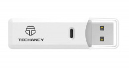 Czytnik Kart SD/TF w USB 2.0 Biały TECHANCY TV3750