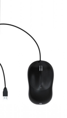 Mysz optyczna Czarna TECHANCY TJ6096 TF37001