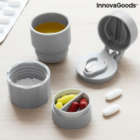 Pojemnik na tabletki z przecinaczem i rozdrabniaczem FIVLOK 5w1 INNOVAGOODS V0103328 Pojemnik na tabletki z przecinaczem i rozdrabniaczem FIVLOK 5w1 INNOVAGOODS V0103328