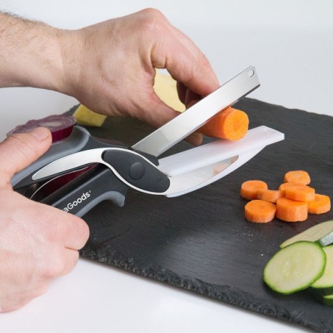 Nóż Nożyczki z Mini Deską do krojenia SCIBLE INNOVAGOODS V0100993 Nóż Nożyczki z Mini Deską do krojenia SCIBLE INNOVAGOODS V0100993