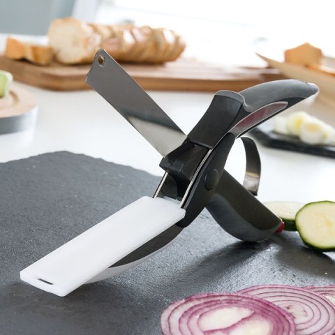 Nóż Nożyczki z Mini Deską do krojenia SCIBLE INNOVAGOODS V0100993 Nóż Nożyczki z Mini Deską do krojenia SCIBLE INNOVAGOODS V0100993