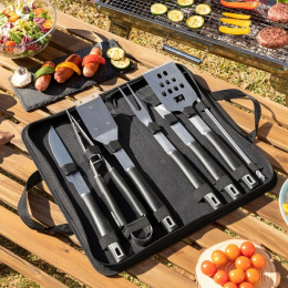 Zestaw przyborów do grilla BBQ w etui 12części INNOVAGOODS V0103694